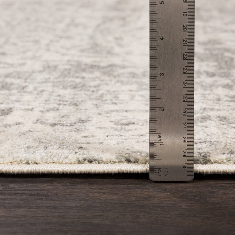 Mistana™ Hillsby Machine Woven Performance Charcoal/Medium Gray/Light